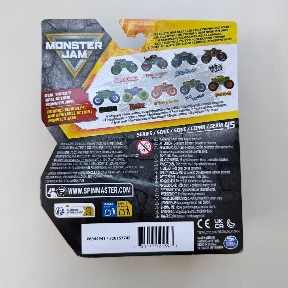Monster Jam Dragon Pixel Punks Series 45 1:64 Scale Die-Cast Truck 20157743 NEW